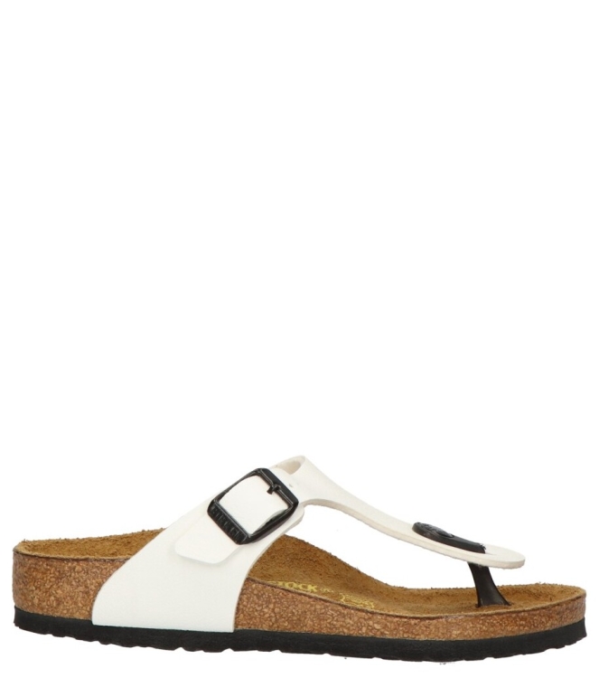 Birkenstock slipper <span>745713 Gizeh</span> 745713 Gizeh wit - www.bremmerschoenen.info - Bremmer Schoenen