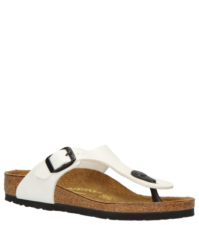 Birkenstock slipper <span>745713 Gizeh</span> 745713 Gizeh wit - www.bremmerschoenen.info - Bremmer Schoenen