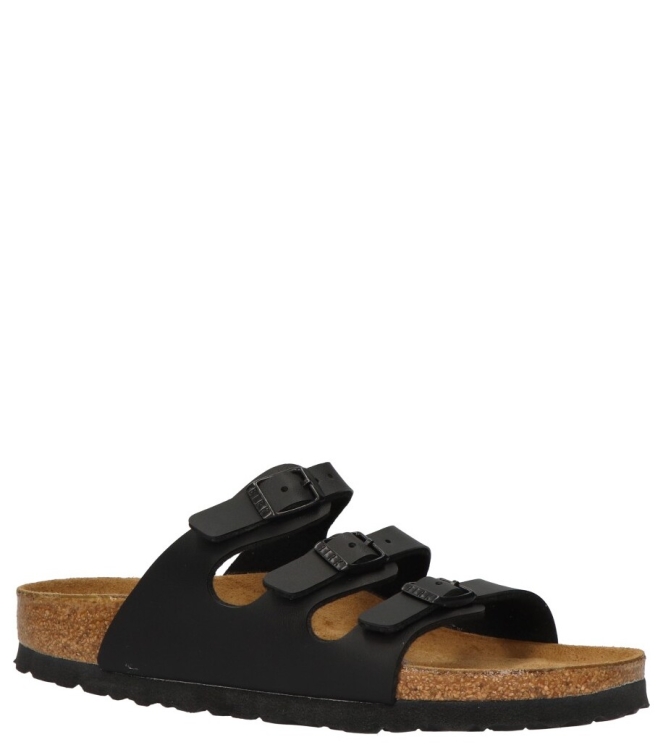 Birkenstock Birkenstock slipper <span>053013 Florida</span> Black Birkenstock slipper <span>053013 Florida</span> 053013 Florida zwart - www.bremmerschoenen.info - Bremmer Schoenen