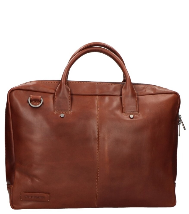 Plevier laptoptas <span>858-2 Omega</span> 858-2 Omega cognac - www.bremmerschoenen.info - Bremmer Schoenen