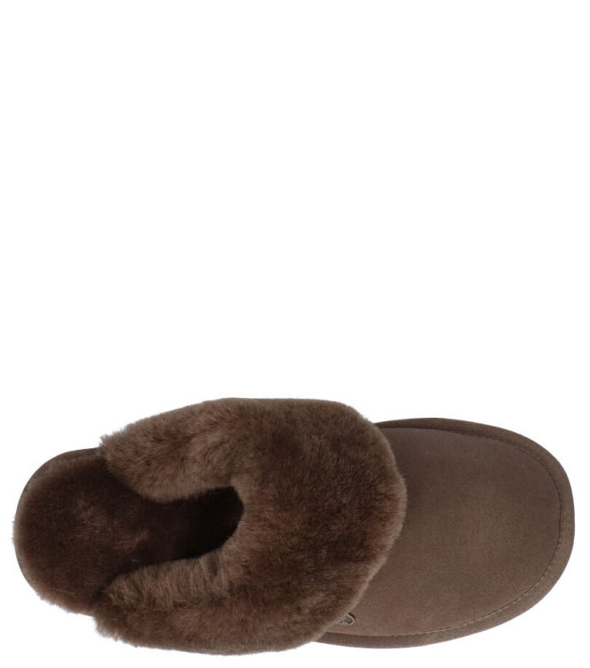 Warmbat pantoffel <span>Flurry women FLS321088 Pebble</span> Flurry women FLS321088 Pebble grijs - www.bremmerschoenen.info - Bremmer Schoenen