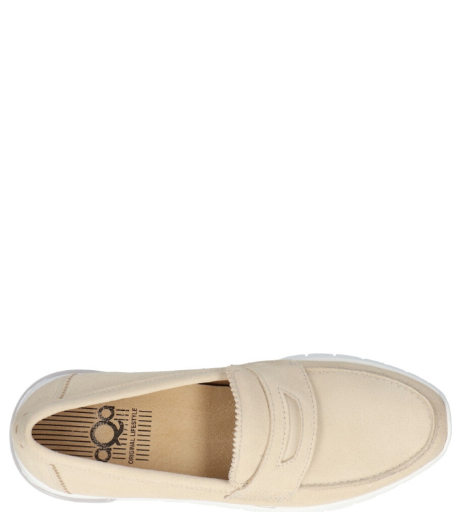 Aqa instapper <span>A8318 A55A19</span> A8318 A55A19 beige - www.bremmerschoenen.info - Bremmer Schoenen