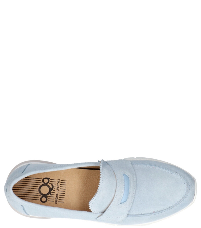 Aqa instapper <span>A8318 A76A40</span> A8318 A76A40 blauw - www.bremmerschoenen.info - Bremmer Schoenen