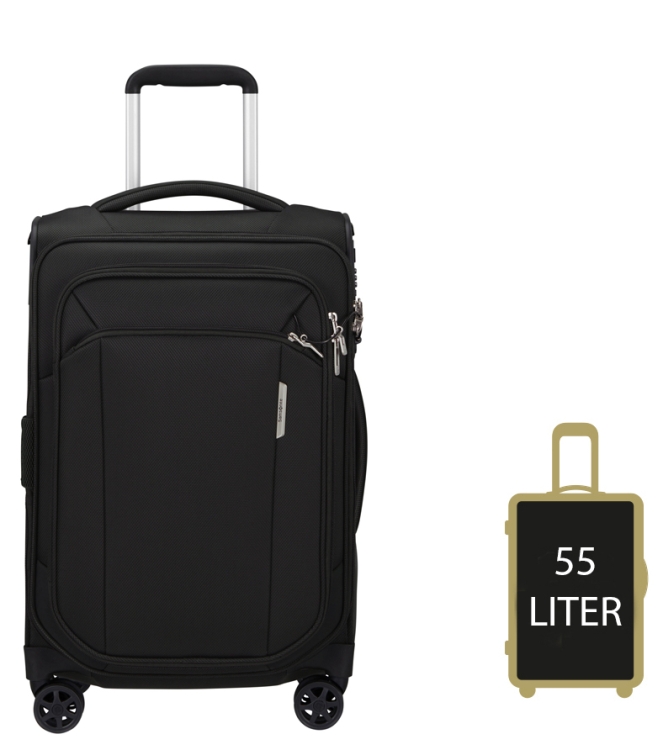 Samsonite Samsonite Trolley <span>143325 7416 Respark Spinner 55</span> OZONE BLACK Samsonite Trolley <span>143325 7416 Respark Spinner 55</span> 143325 7416 Respark Spinner 55 zwart - www.bremmerschoenen.info - Bremmer Schoenen
