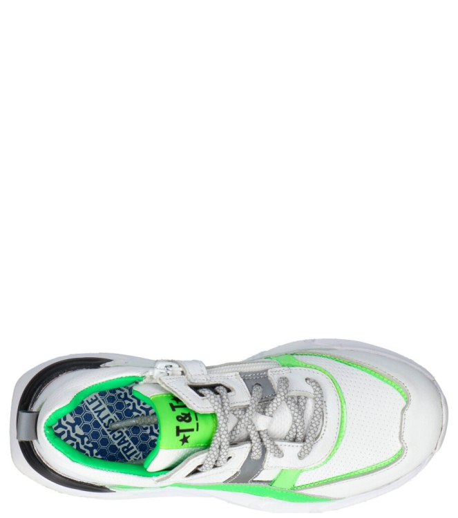 Track style sneaker <span>323340 500 Ruben Race</span> 323340 500 Ruben Race wit - www.bremmerschoenen.info - Bremmer Schoenen