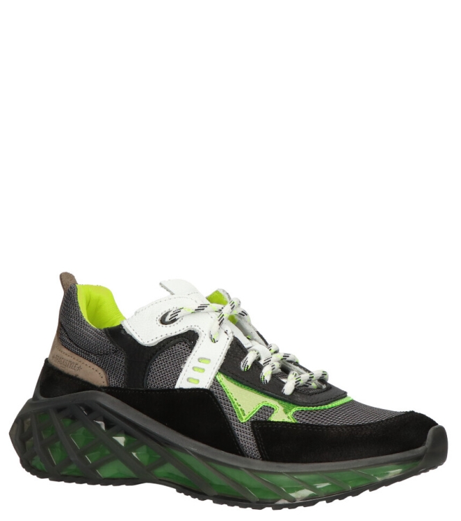 Track style sneaker <span>323390 488 David Dijk</span> 323390 488 David Dijk zwart - www.bremmerschoenen.info - Bremmer Schoenen