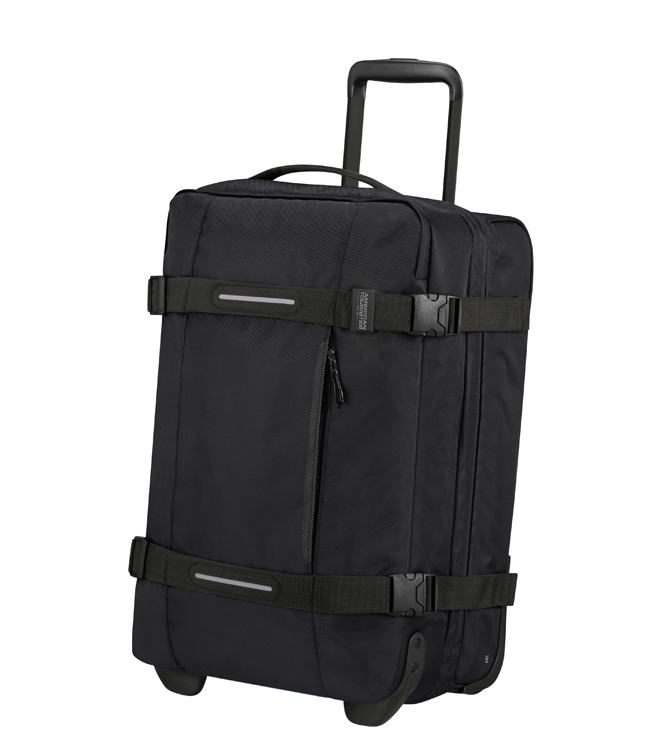 American Tourister AT reistas met wielen <span>143163 0423 Urban Track Duffle S</span> Asphalt Black AT reistas met wielen <span>143163 0423 Urban Track Duffle S</span> 143163 0423 Urban Track Duffle S zwart - www.bremmerschoenen.info - Bremmer Schoenen