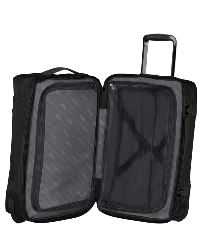 American Tourister AT reistas met wielen <span>143163 0423 Urban Track Duffle S</span> Asphalt Black AT reistas met wielen <span>143163 0423 Urban Track Duffle S</span> 143163 0423 Urban Track Duffle S zwart - www.bremmerschoenen.info - Bremmer Schoenen