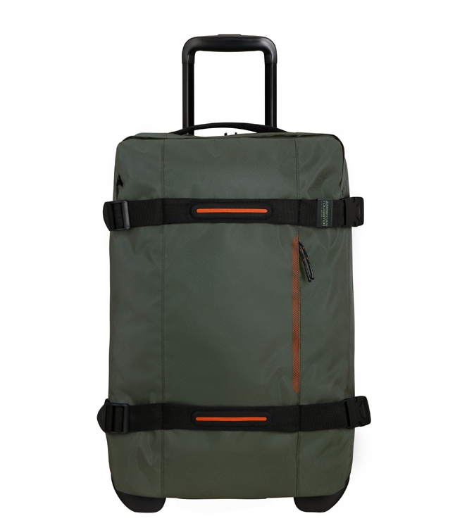 American Tourister AT reistas met wielen <span> 143163 3457 Urban Track Duffle S</span> DARK KHAKI AT reistas met wielen <span> 143163 3457 Urban Track Duffle S</span> 143163 3457 Urban Track Duffle S groen - www.bremmerschoenen.info - Bremmer Schoenen