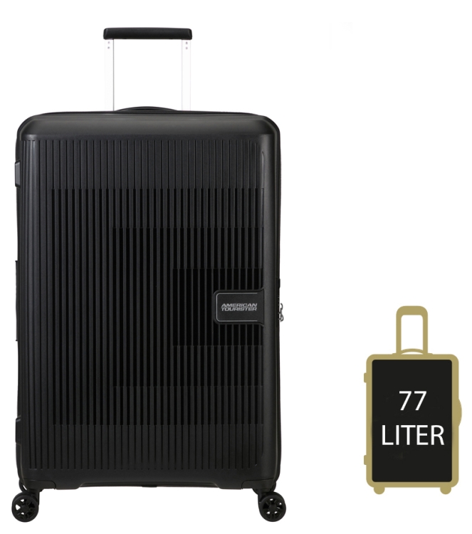 American Tourister AT Koffer <span>146821 1041 Aerostep Spinner 77</span> Black AT Koffer <span>146821 1041 Aerostep Spinner 77</span> 146821 1041 Aerostep Spinner 77 zwart - www.bremmerschoenen.info - Bremmer Schoenen