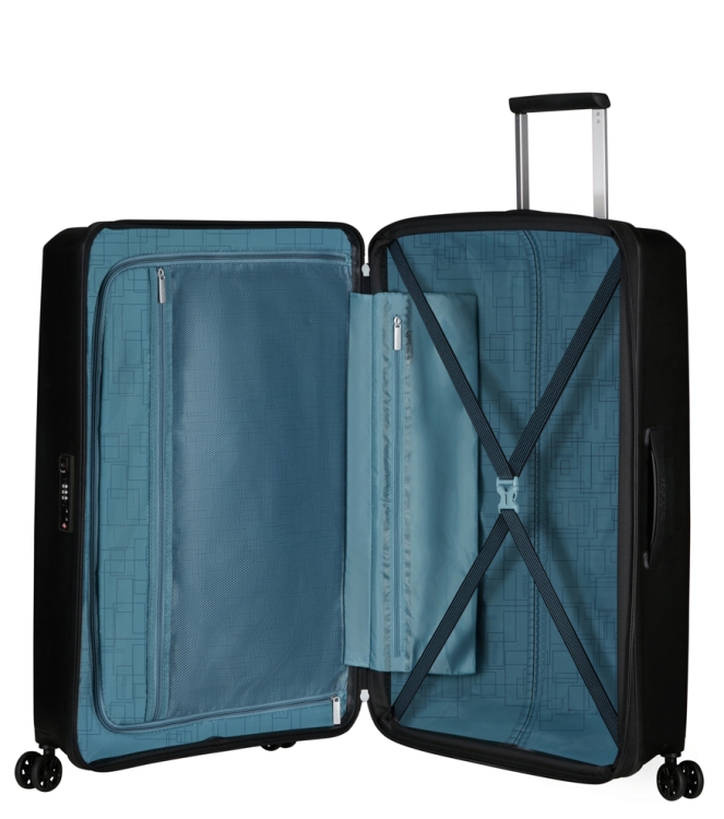 American Tourister AT Koffer <span>146821 1041 Aerostep Spinner 77</span> Black AT Koffer <span>146821 1041 Aerostep Spinner 77</span> 146821 1041 Aerostep Spinner 77 zwart - www.bremmerschoenen.info - Bremmer Schoenen