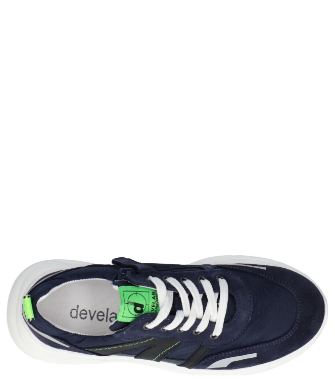 Develab sneaker <span>45813 633</span> 45813 633 blauw - www.bremmerschoenen.info - Bremmer Schoenen