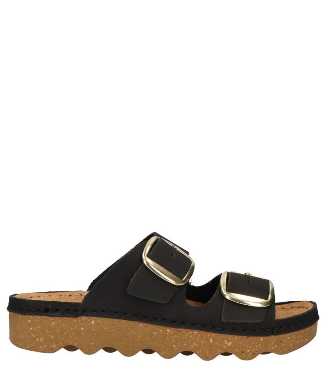 Rohde slipper <span>6222 90</span> 6222 90 zwart - www.bremmerschoenen.info - Bremmer Schoenen
