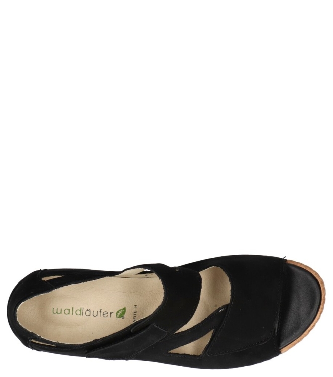 Waldlaufer sandaal <span>342025 191 001 Heliett</span> 342025 191 001 Heliett zwart - www.bremmerschoenen.info - Bremmer Schoenen