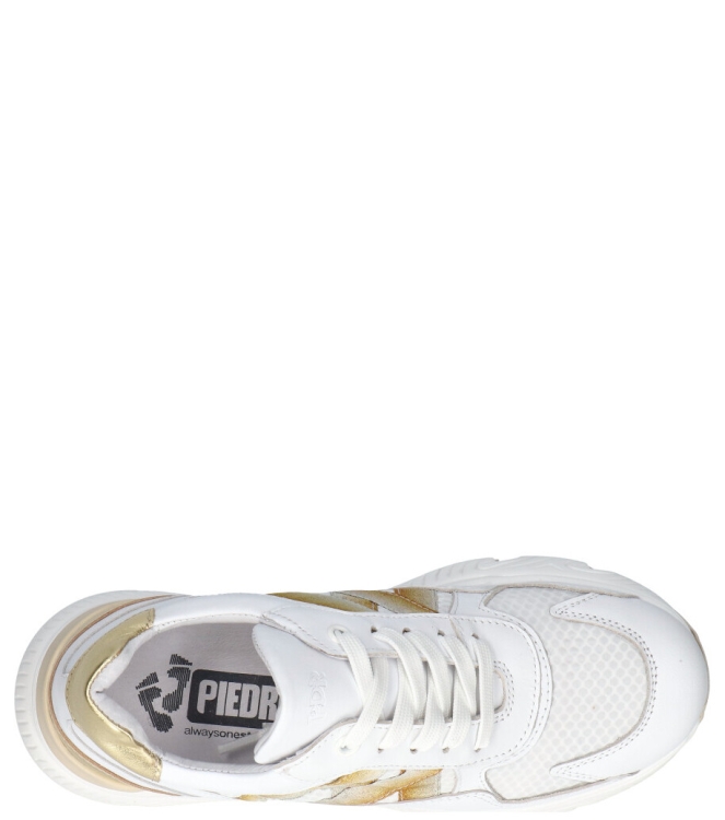 Piedro Piedro sneaker <span>111.76221.10 9793</span> 9793 offwhie goud Piedro sneaker <span>111.76221.10 9793</span> 111.76221.10 9793 wit - www.bremmerschoenen.info - Bremmer Schoenen