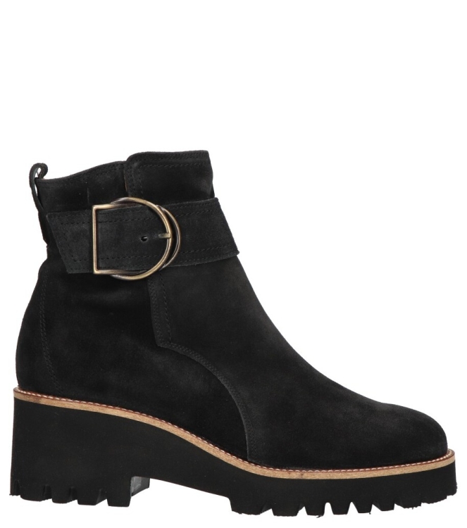 Paul Green Paul Green enkellaars <span>9763 104</span> 104 soft suede black Paul Green enkellaars <span>9763 104</span> 9763 104 zwart - www.bremmerschoenen.info - Bremmer Schoenen