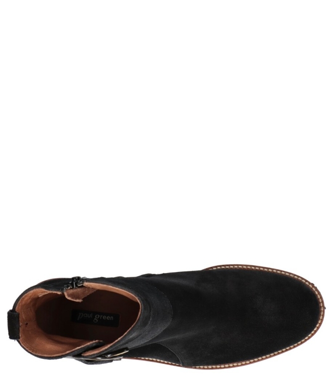 Paul Green Paul Green enkellaars <span>9763 104</span> 104 soft suede black Paul Green enkellaars <span>9763 104</span> 9763 104 zwart - www.bremmerschoenen.info - Bremmer Schoenen