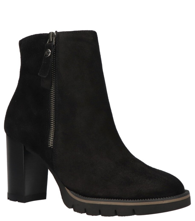 Paul Green Paul Green enkellaars <span>8054 014</span> 014 soft suede black Paul Green enkellaars <span>8054 014</span> 8054 014 zwart - www.bremmerschoenen.info - Bremmer Schoenen