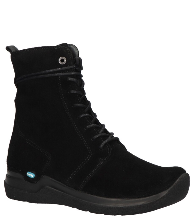Wolky Wolky veterboot <span>0662640 000 Bluff</span> 000 Black Wolky veterboot <span>0662640 000 Bluff</span> 0662640 000 Bluff zwart - www.bremmerschoenen.info - Bremmer Schoenen
