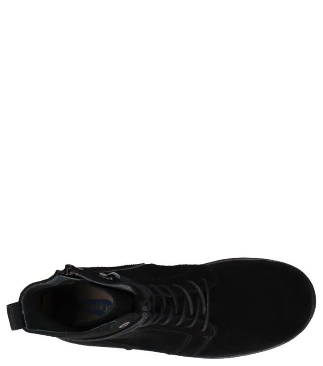 Wolky Wolky veterboot <span>0662640 000 Bluff</span> 000 Black Wolky veterboot <span>0662640 000 Bluff</span> 0662640 000 Bluff zwart - www.bremmerschoenen.info - Bremmer Schoenen
