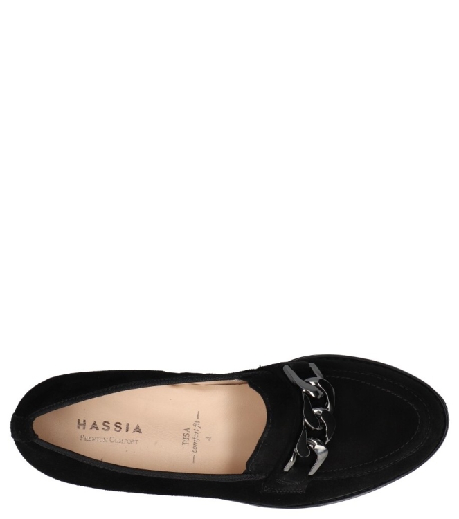 Hassia instapper <span>301578 0100 Pisa</span> 301578 0100 Pisa zwart - www.bremmerschoenen.info - Bremmer Schoenen