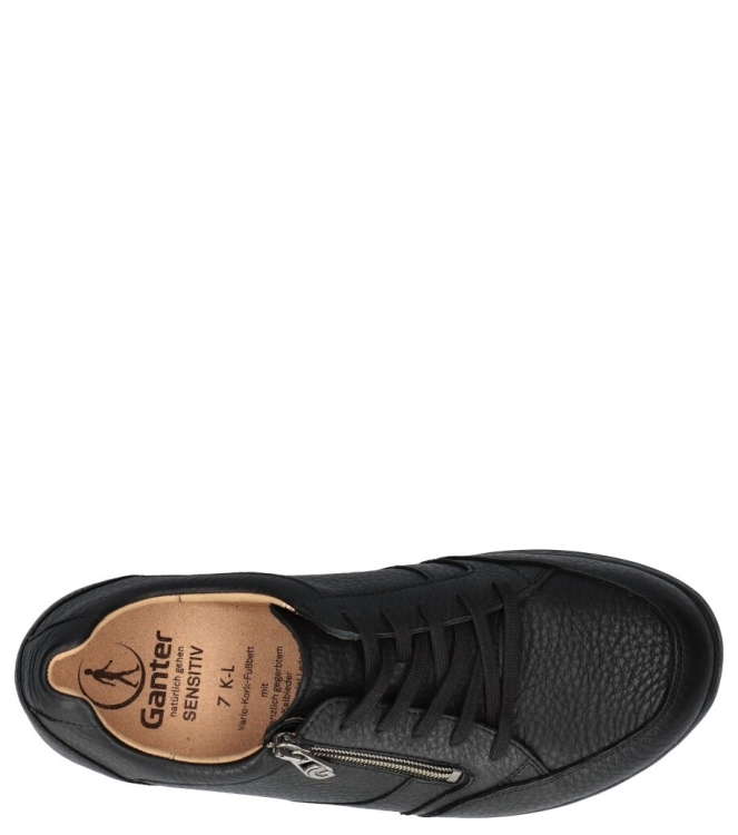 Ganter sneaker <span>259849 0100 Karl-Ludwig</span> 259849 0100 Karl-Ludwig zwart - www.bremmerschoenen.info - Bremmer Schoenen