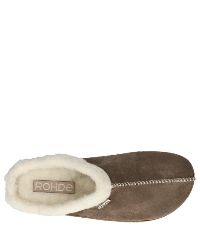Rohde pantoffel <span>6125 77</span> 6125 77 bruin - www.bremmerschoenen.info - Bremmer Schoenen