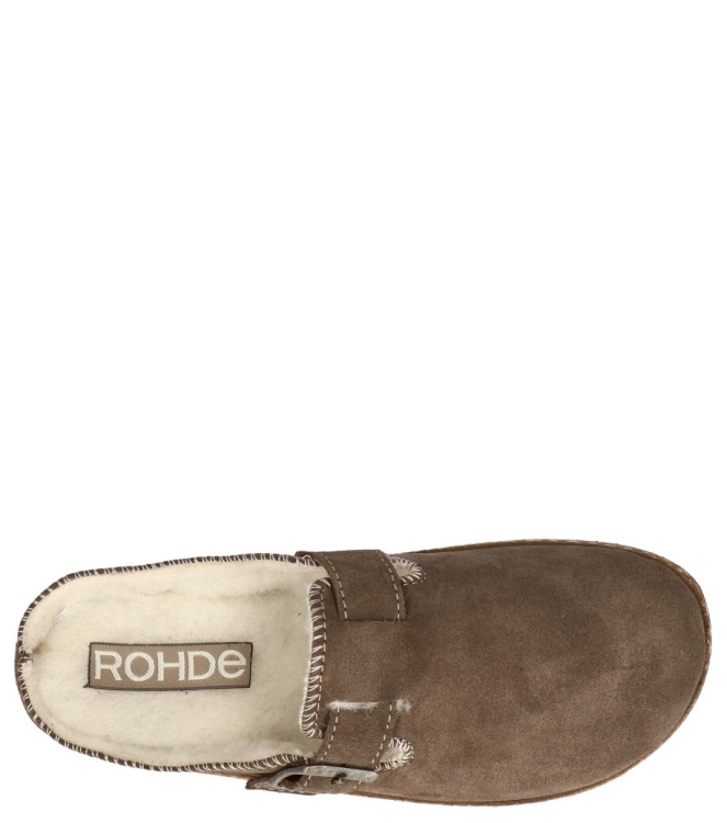 Rohde pantoffel <span>6123 77</span> 6123 77 bruin - www.bremmerschoenen.info - Bremmer Schoenen
