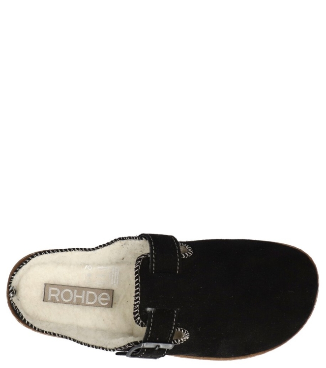 Rohde Rohde pantoffel <span>6123 90</span> 90 schwarz Rohde pantoffel <span>6123 90</span> 6123 90 zwart - www.bremmerschoenen.info - Bremmer Schoenen