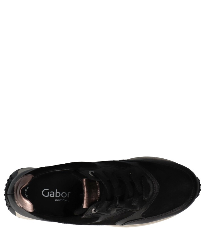 Gabor Gabor sneaker <span>36.426.67</span> 67 schw/anthr/bronce Gabor sneaker <span>36.426.67</span> 36.426.67 zwart - www.bremmerschoenen.info - Bremmer Schoenen