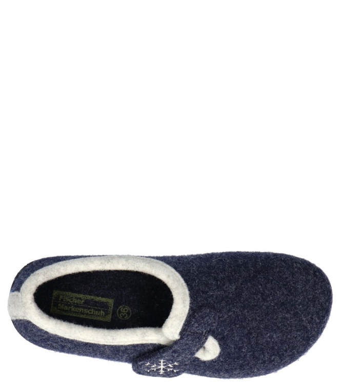 Fischer Fischer pantoffel <span>205620 501</span> 501 jeansblau Fischer pantoffel <span>205620 501</span> 205620 501 blauw - www.bremmerschoenen.info - Bremmer Schoenen