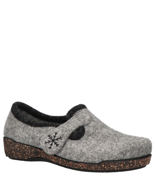 Fischer pantoffel <span>205620 666</span> 205620 666 grijs - www.bremmerschoenen.info - Bremmer Schoenen