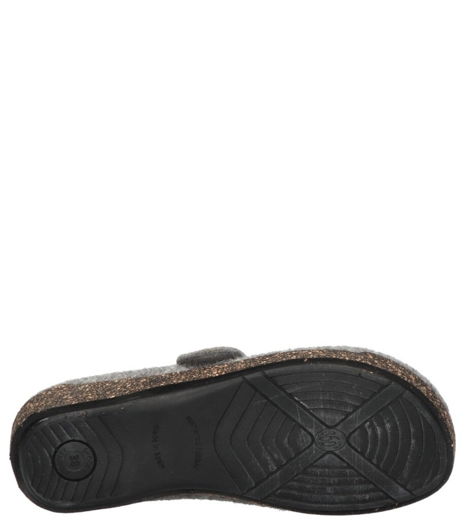 Fischer pantoffel <span>205620 666</span> 205620 666 grijs - www.bremmerschoenen.info - Bremmer Schoenen