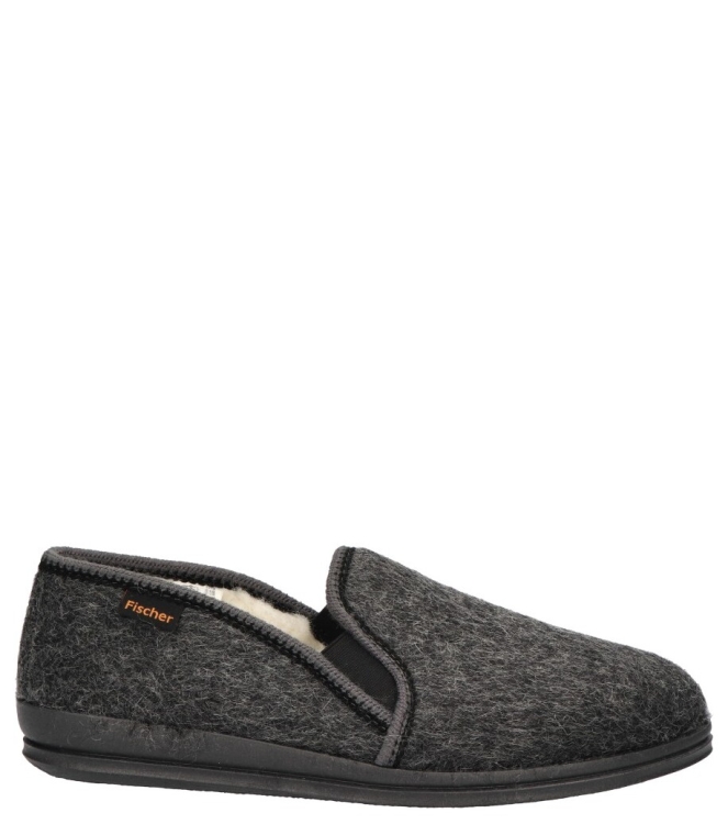 Fischer Fischer pantoffel <span>2610 82</span> 82 anthrazit Fischer pantoffel <span>2610 82</span> 2610 82 grijs - www.bremmerschoenen.info - Bremmer Schoenen