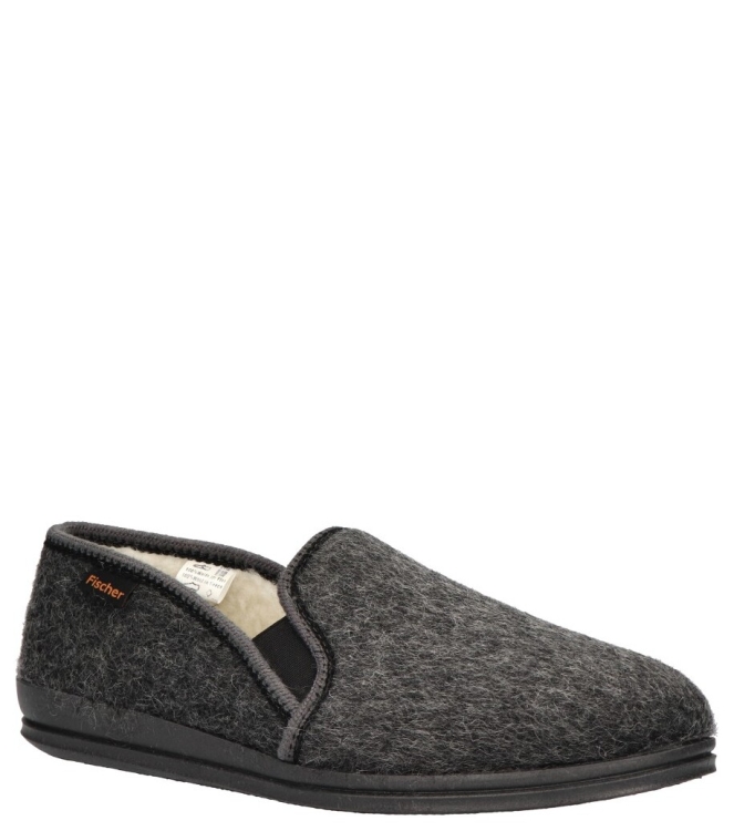 Fischer Fischer pantoffel <span>2610 82</span> 82 anthrazit Fischer pantoffel <span>2610 82</span> 2610 82 grijs - www.bremmerschoenen.info - Bremmer Schoenen
