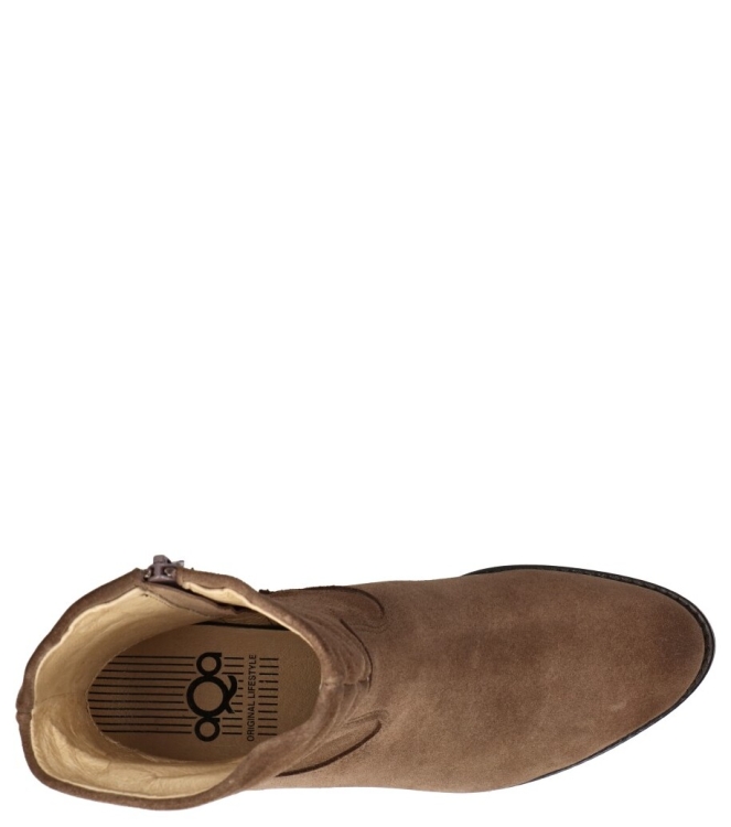 Aqa Aqa enkellaars <span>A8486 A36</span> A36 velour marsh Aqa enkellaars <span>A8486 A36</span> A8486 A36 bruin - www.bremmerschoenen.info - Bremmer Schoenen