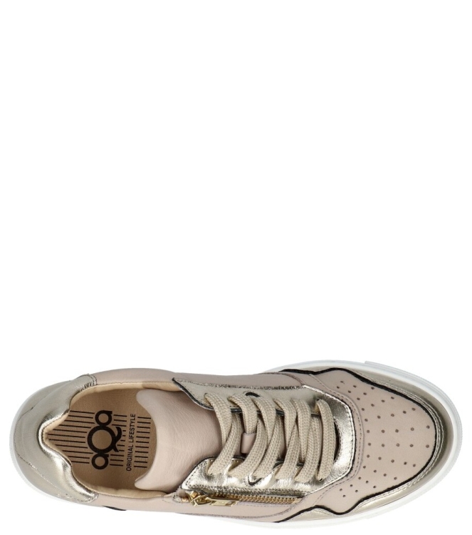 Aqa Aqa sneaker <span>A8520 B71A26</span> B71A26 Eldorado gold harv. Aqa sneaker <span>A8520 B71A26</span> A8520 B71A26 goud - www.bremmerschoenen.info - Bremmer Schoenen