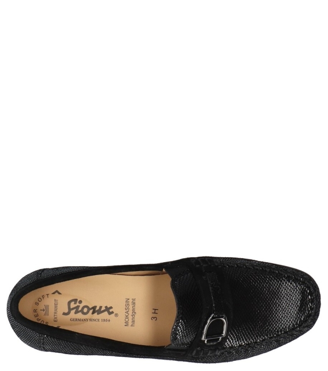Sioux instapper <span>66974 cortizia 723 H</span> 66974 cortizia 723 H zwart - www.bremmerschoenen.info - Bremmer Schoenen