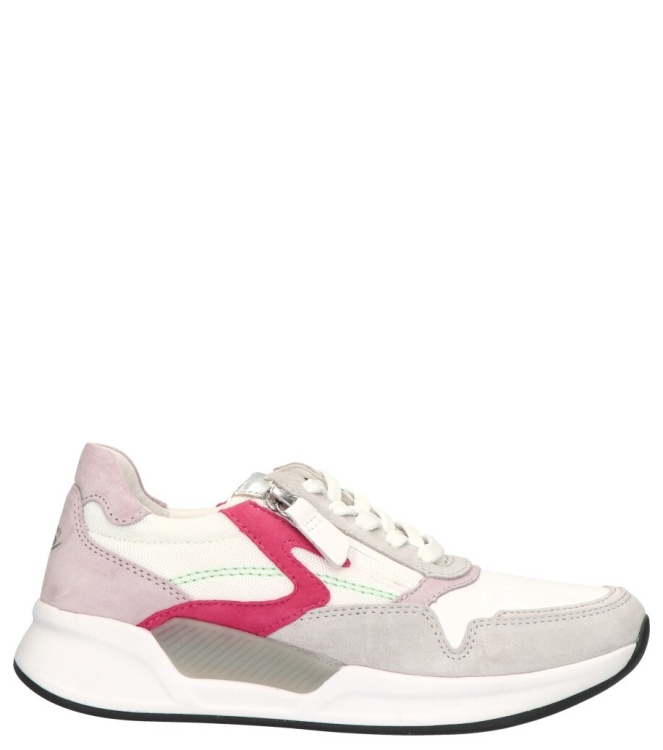 Gabor Gabor sneaker <span>46.957.41</span> 41 weis/grey/camelia k. Gabor sneaker <span>46.957.41</span> 46.957.41 wit - www.bremmerschoenen.info - Bremmer Schoenen