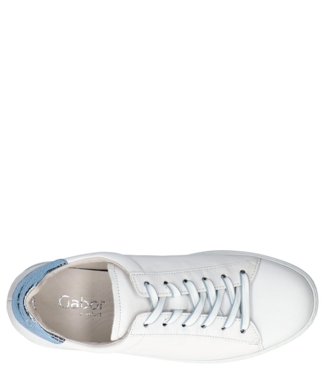Gabor Gabor sneaker <span>46.395.52</span> 52 weiss/azur Gabor sneaker <span>46.395.52</span> 46.395.52 wit - www.bremmerschoenen.info - Bremmer Schoenen