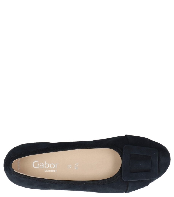 Gabor Gabor ballerina <span>42.466.46</span> 46 dark-blue Gabor ballerina <span>42.466.46</span> 42.466.46 blauw - www.bremmerschoenen.info - Bremmer Schoenen