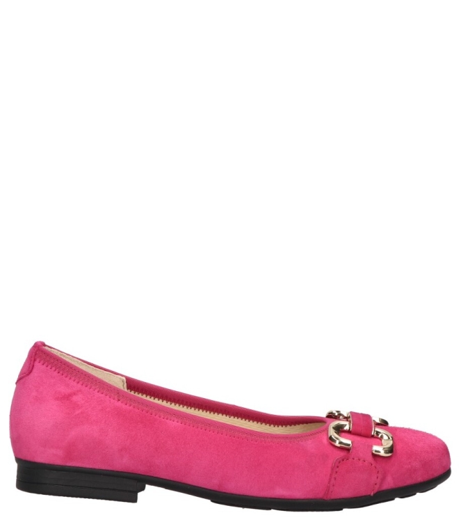 Gabor Gabor Ballerina <span>42.462.21</span> 21 pink (gold) Gabor Ballerina <span>42.462.21</span> 42.462.21 rose - www.bremmerschoenen.info - Bremmer Schoenen