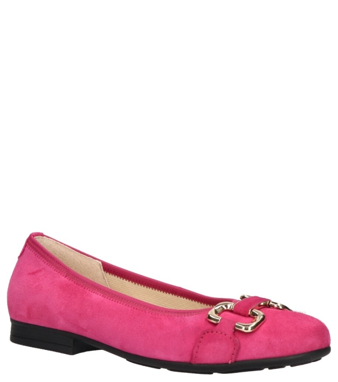 Gabor Gabor Ballerina <span>42.462.21</span> 21 pink (gold) Gabor Ballerina <span>42.462.21</span> 42.462.21 rose - www.bremmerschoenen.info - Bremmer Schoenen