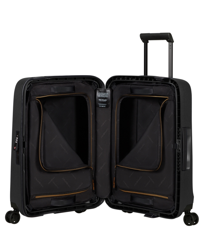 Samsonite Samsonite Trolley <span>146909 1374 Essens spinner 55</span> Graphite Samsonite Trolley <span>146909 1374 Essens spinner 55</span> 146909 1374 Essens spinner 55 zwart - www.bremmerschoenen.info - Bremmer Schoenen