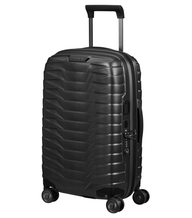 Samsonite Trolley <span>140087 4804 Proxis Spinner 55</span> 140087 4804 Proxis Spinner 55 grijs - www.bremmerschoenen.info - Bremmer Schoenen
