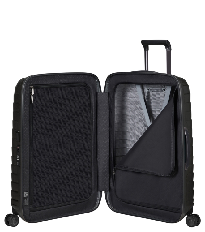 Samsonite Koffer <span>126041 4804 Proxis Spinner 69</span> 126041 4804 Proxis Spinner 69 grijs - www.bremmerschoenen.info - Bremmer Schoenen