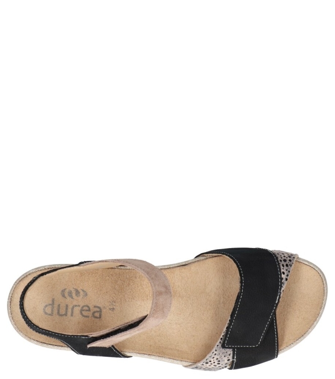 Durea sandaal <span>7403 028 1009</span> 7403 028 1009 zwart - www.bremmerschoenen.info - Bremmer Schoenen