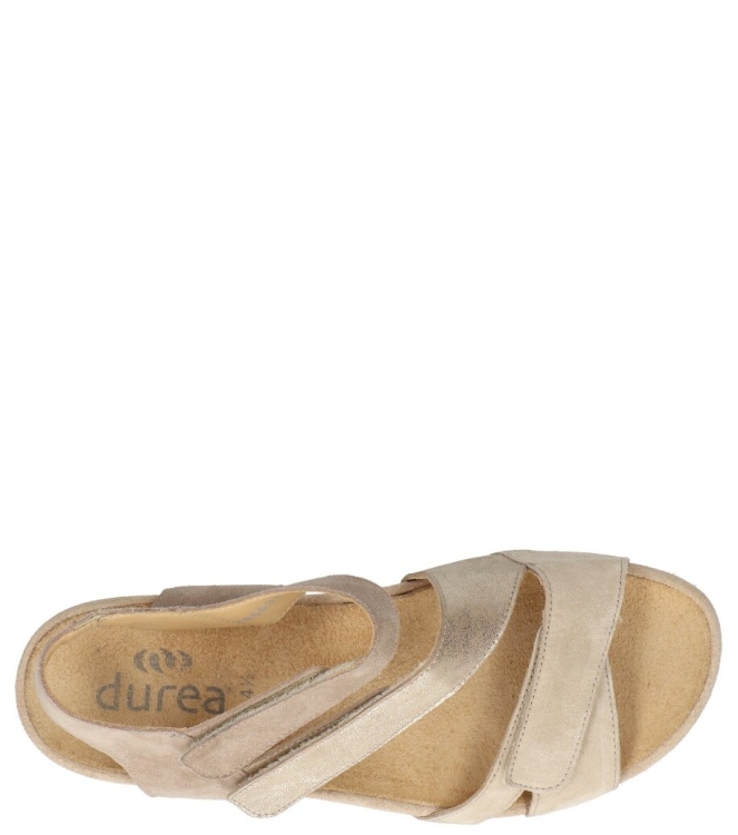 Durea sandaal <span>7405 028 0289</span> 7405 028 0289 beige - www.bremmerschoenen.info - Bremmer Schoenen
