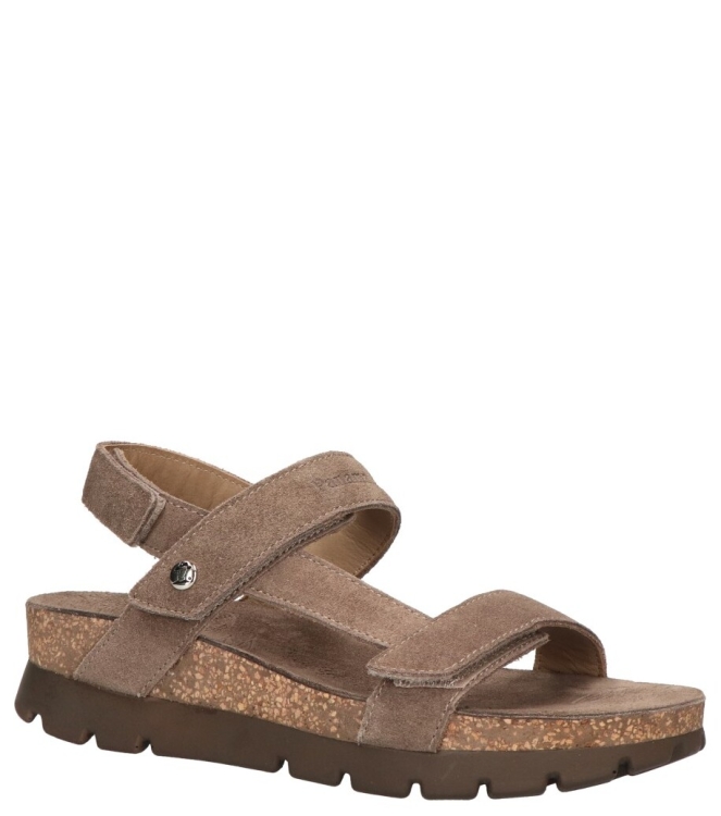Panama Jack Panama Jack sandaal <span>Selma B18</span> B18 velour Piedra / stone Panama Jack sandaal <span>Selma B18</span> Selma B18 grijs - www.bremmerschoenen.info - Bremmer Schoenen