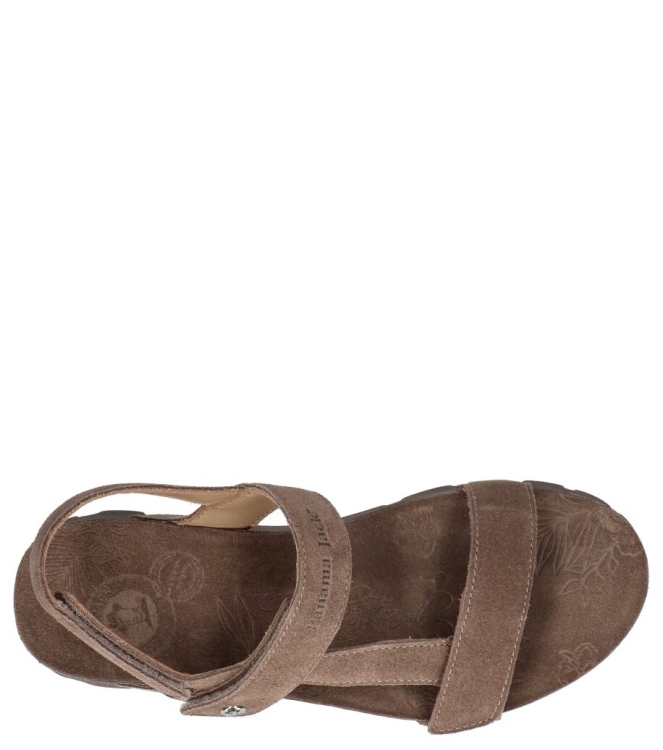 Panama Jack Panama Jack sandaal <span>Selma B18</span> B18 velour Piedra / stone Panama Jack sandaal <span>Selma B18</span> Selma B18 grijs - www.bremmerschoenen.info - Bremmer Schoenen